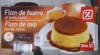 Mängden socker i Flan de huevo al baño maría