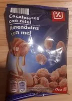 Mängden socker i Cacahuetes au miel