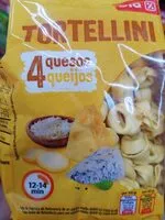 Mängden socker i Tortellini Cuatro Quesos