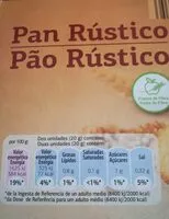 Mängden socker i Pan rústico