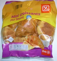 Mängden socker i Mini croissants pur beurre