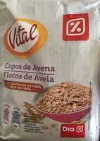 Mängden socker i Copos de avena integral