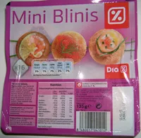 Mängden socker i Mini Blinis