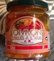 Mängden socker i Poivrons grillés à l'Huile