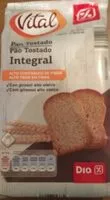 Mängden socker i Pan tostado 100 integral