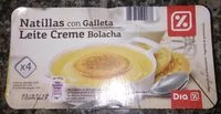 Mängden socker i Natillas con galleta