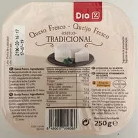 Mängden socker i Queso fresco tradicional