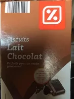 Mängden socker i Biscuits lait chocolat