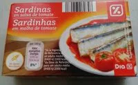 Mängden socker i Sardinas en salsa de tomate