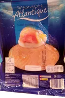 Mängden socker i Saumon Atlantique fumé au bois de hêtre