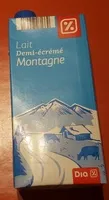 Mängden socker i Lait demi-écrémé Montagne