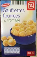 Mängden socker i Gaufrettes fourrées au fromage