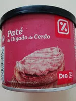 Mängden socker i Paté de Hígado de Cerdo