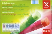 Mängden socker i Helado de agua