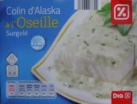 Mängden socker i Colin d'Alaska à l'Oseille, Surgelé