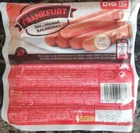 Mängden socker i Salchicha Frankfurt