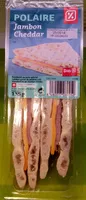 Mängden socker i Polaire jambon cheddar Sandwich au pain spécial