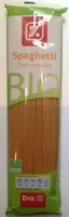 Mängden socker i Spaghetti Semi complet Bio