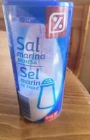 Mängden socker i Sal marin de table