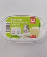Mängden socker i Manteiga Pasteurizada com sal