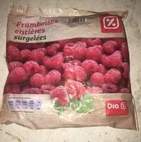 Mängden socker i Framboises entières surgelées