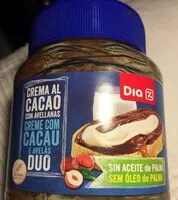 Mängden socker i crema al cacao con avellanas