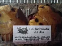 Mängden socker i Muffins de arandanos i relleno sabor yogurt