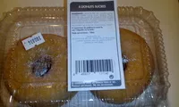 Mängden socker i 4 donuts natures sucrés