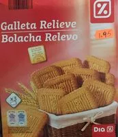 Mängden socker i Galletas relieve