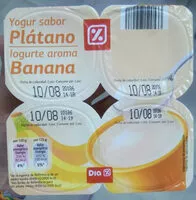 Mängden socker i Yogur sabor plátano