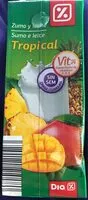 Mängden socker i Zumo Fruta & Leche TROPICAL