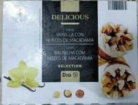 Mängden socker i Conos de vainilla con nueces de macadamia