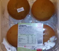 Mängden socker i 4 Beignets fourrés à la pomme