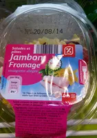 Mängden socker i Salades et pâtes jambon fromage