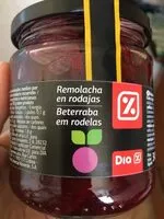 Mängden socker i Remolacha en rodajas