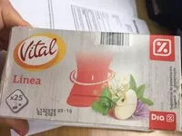 Mängden socker i Vital linea