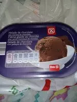 Mängden socker i Helado de chocolate con trocitos de chocolate