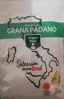 Mängden socker i Queso rallado grana padano
