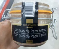 Mängden socker i Foie gras de pato entero
