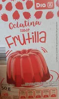 Mängden socker i gelatina sabor frutilla