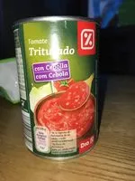 Mängden socker i Tomate triturado con cebolla