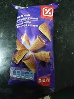 Mängden socker i Conos de maíz con queso y bacon