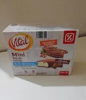 Mängden socker i Mini Helado sin azúcares añadidos Vital chocolate