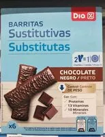 Mängden socker i Barritas sustitutivas chocolate negro