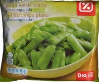 Mängden socker i Judías verdes planas troceadas congeladas "Dia"