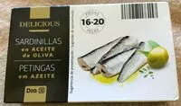Mängden socker i Petingas em Azeite