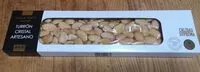 Mängden socker i Turrón cristal artesano