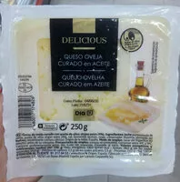 Mängden socker i Queso de oveja curado en aceite