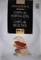 Mängden socker i Delicious chips de hortalizas