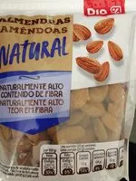 Mängden socker i Almendras al natural con piel